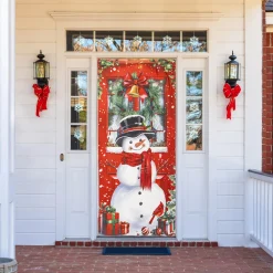 Plow & Hearth Bunting & Banners>Christmas Tree Door Cover