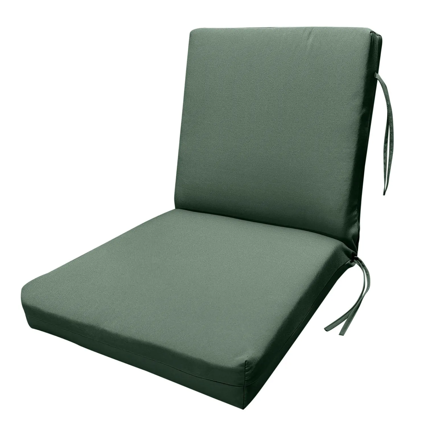 Plow & Hearth Furniture Cushions>Classic Club Cushion with Ties