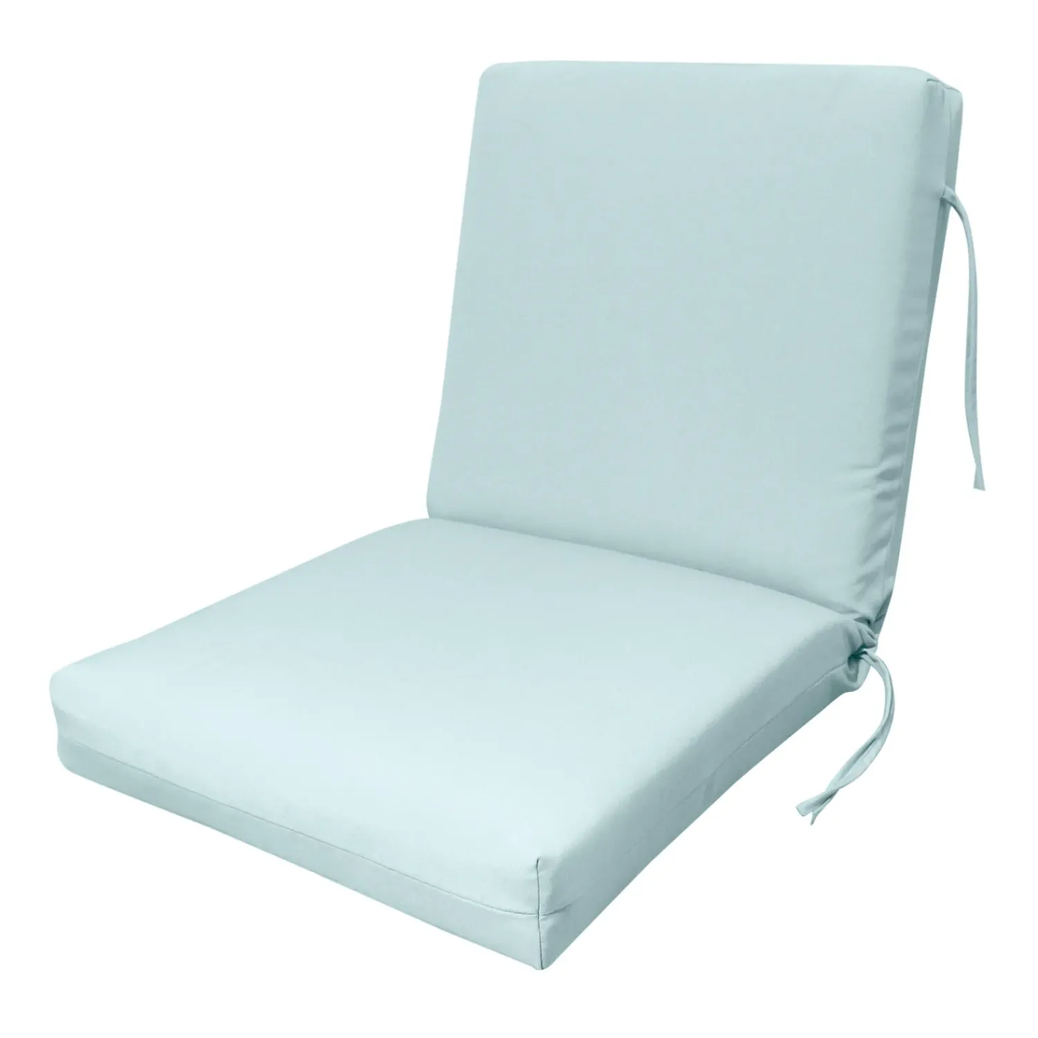 Plow & Hearth Furniture Cushions>Classic Club Cushion with Ties