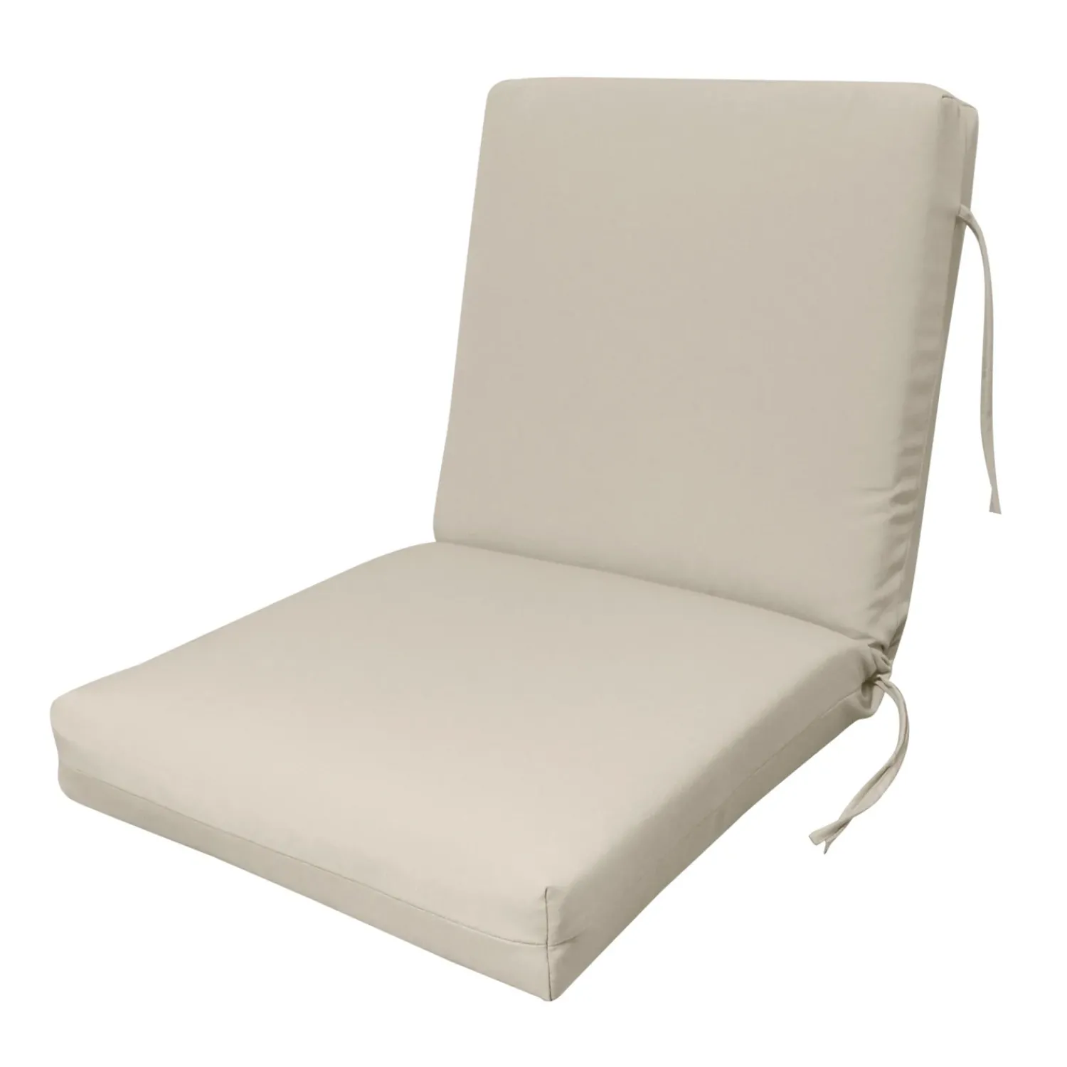 Plow & Hearth Furniture Cushions>Classic Club Cushion with Ties