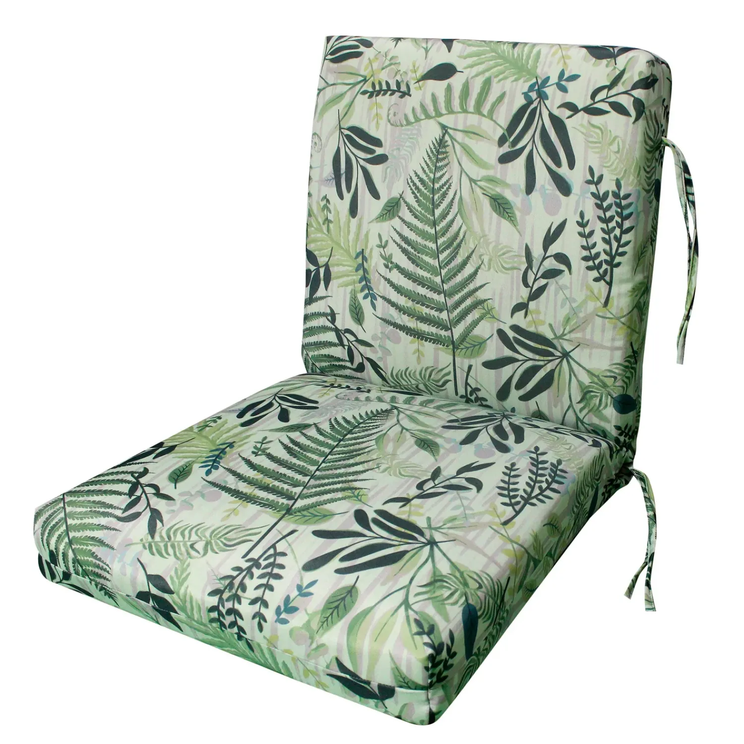 Plow & Hearth Furniture Cushions>Classic Club Cushion with Ties