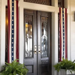 Plow & Hearth Bunting & Banners>Classic Cotton Pillar Bunting