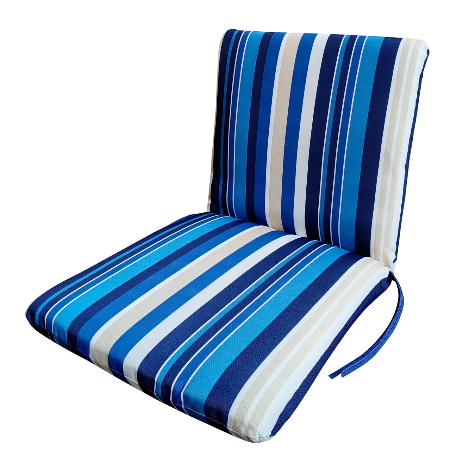 Plow & Hearth Furniture Cushions>Classic Hinged Chair Cushion with Ties