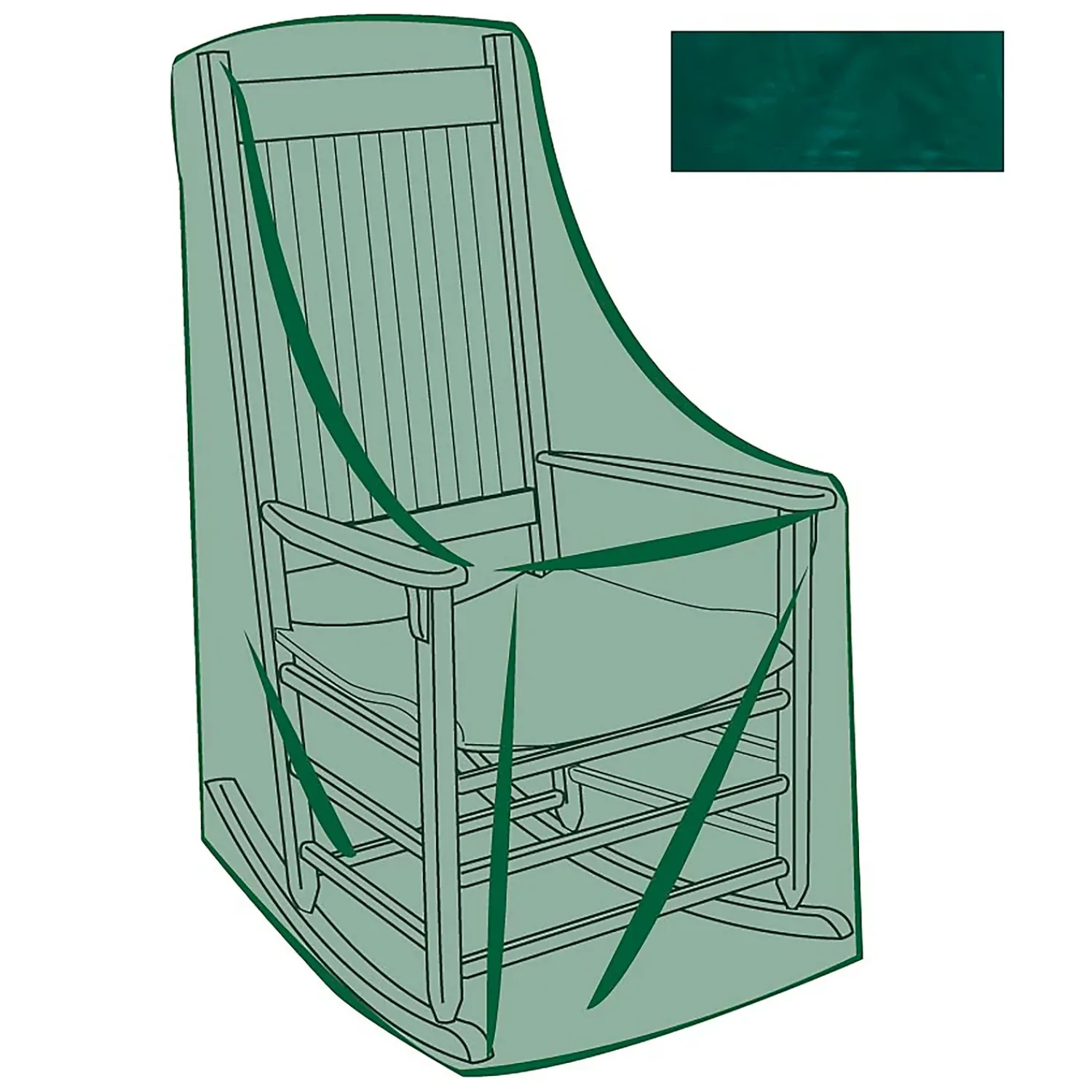 Plow & Hearth Furniture Covers>Classic Rocking Chair Outdoor Furniture Cover
