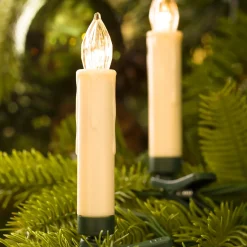 Plow & Hearth Candles & Lanterns>Clip-On Christmas Tree Candle Lights, Set of 10