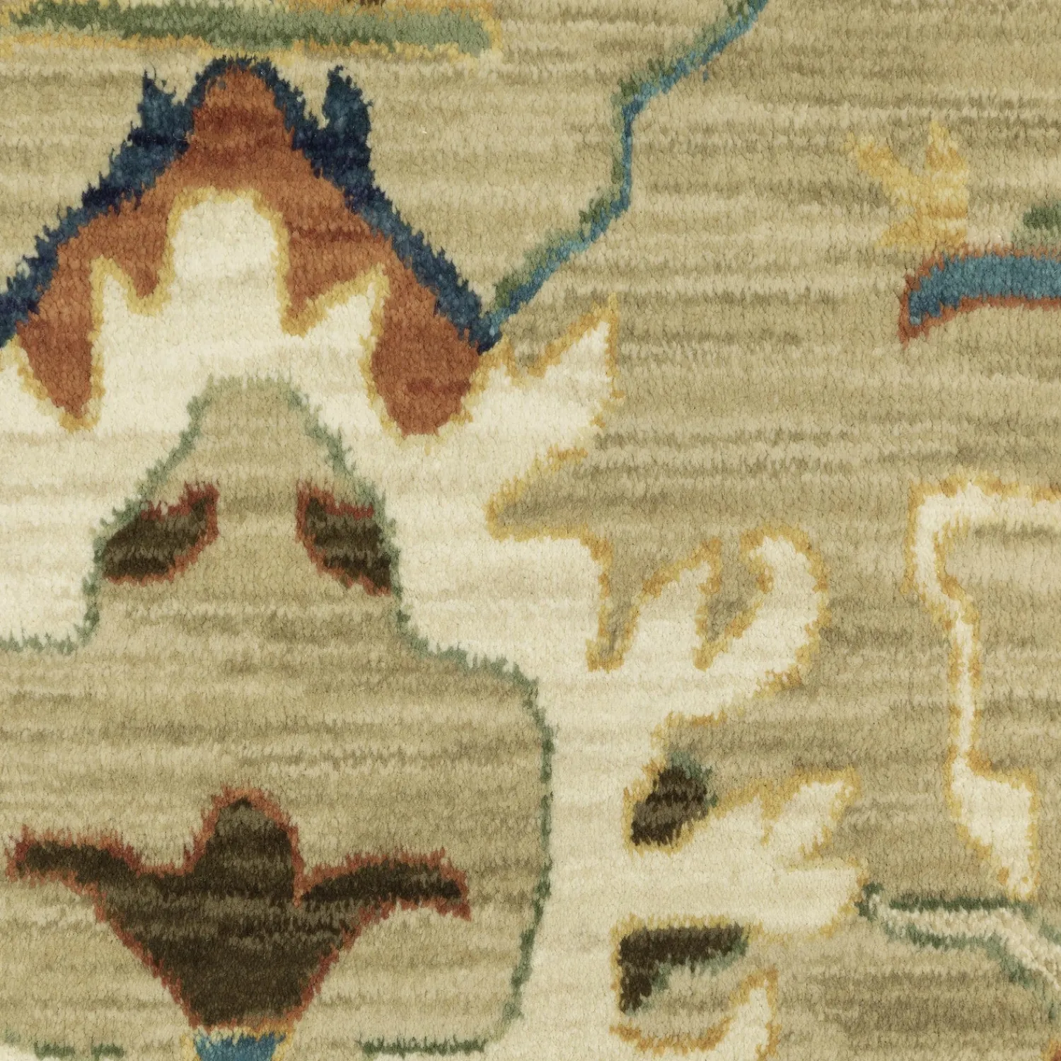 Plow & Hearth Area Rugs>Clover Hill Flowers Polypropylene Rug, 2'3" x 7'6" Runner