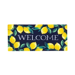 Plow & Hearth Interchangeable Mats>Coastal Citrus Lemons Sassafras Switch Mat