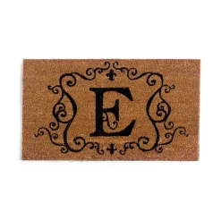 Plow & Hearth Coir Mats>Coir Insert, Monogram, E