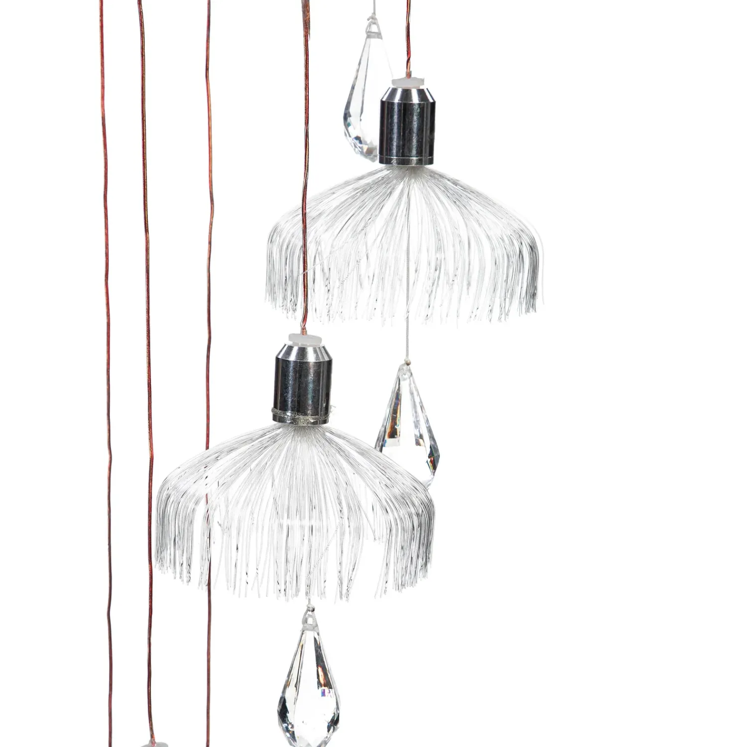 Plow & Hearth Wind Chimes & Mobiles|Solar Accents>Color Changing Solar Mobile, Umbrella