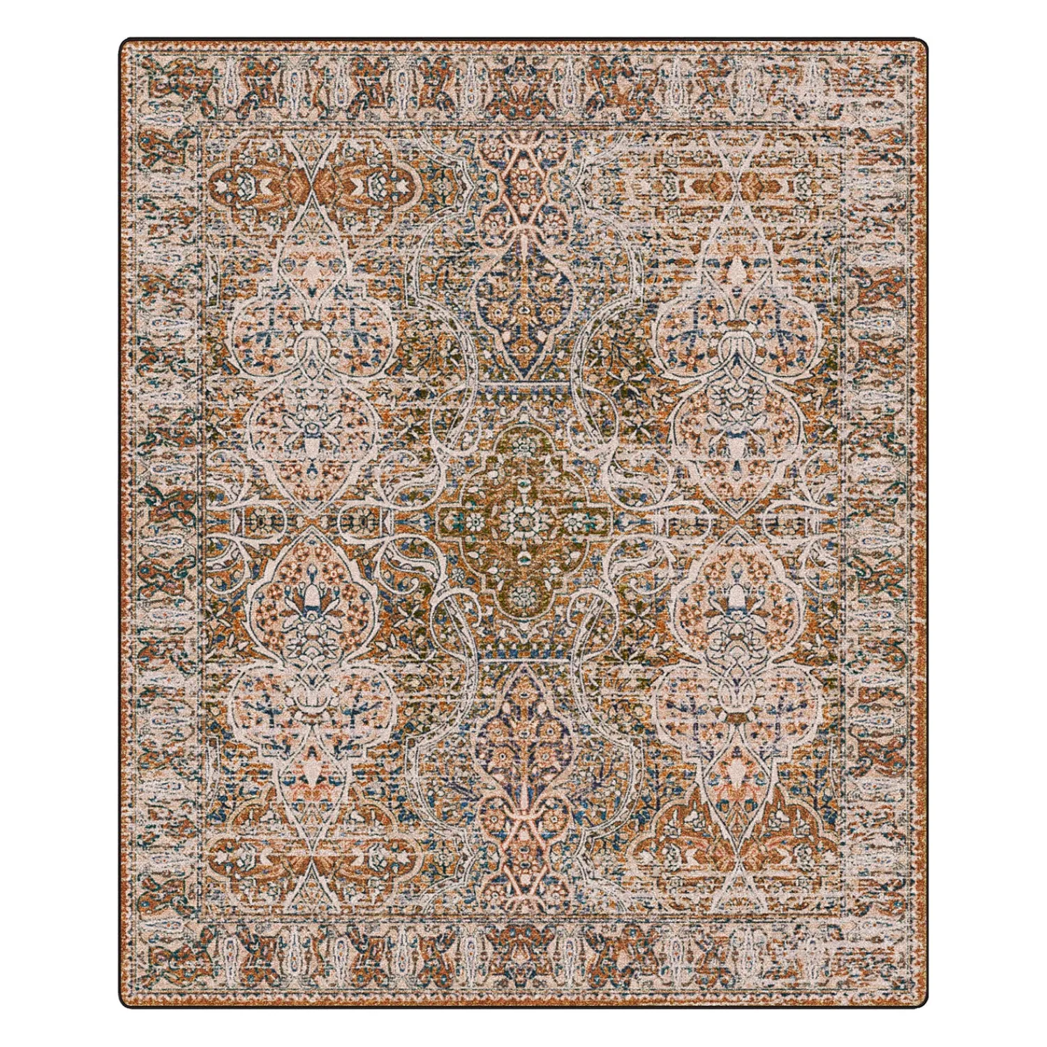Plow & Hearth Area Rugs>Colton EnduraStran® Rug, 7'7" Round Leather