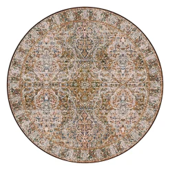 Plow & Hearth Area Rugs>Colton EnduraStran® Rug, 7'7" Round Leather