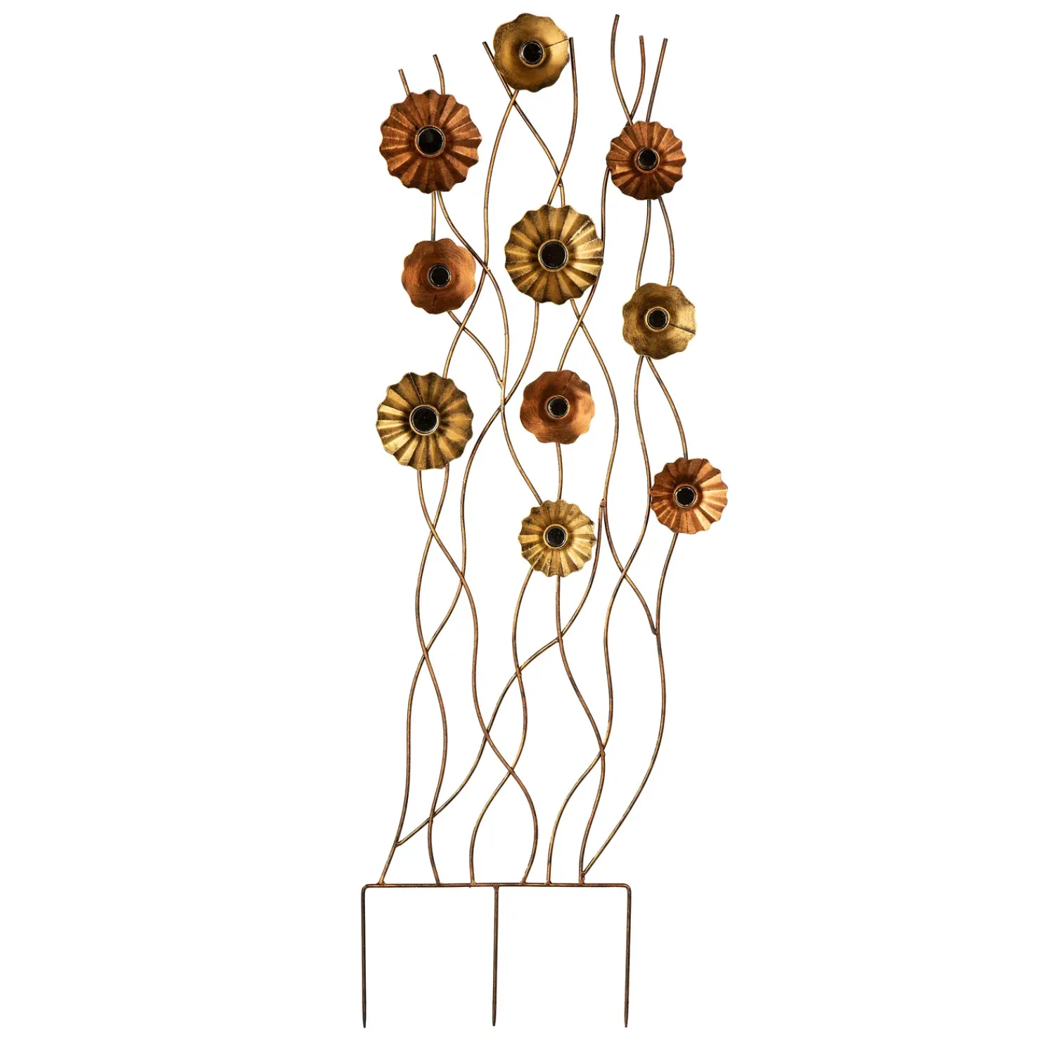 Plow & Hearth Garden Stakes|Arbors & Trellises>Copper Botanical Garden Trellis