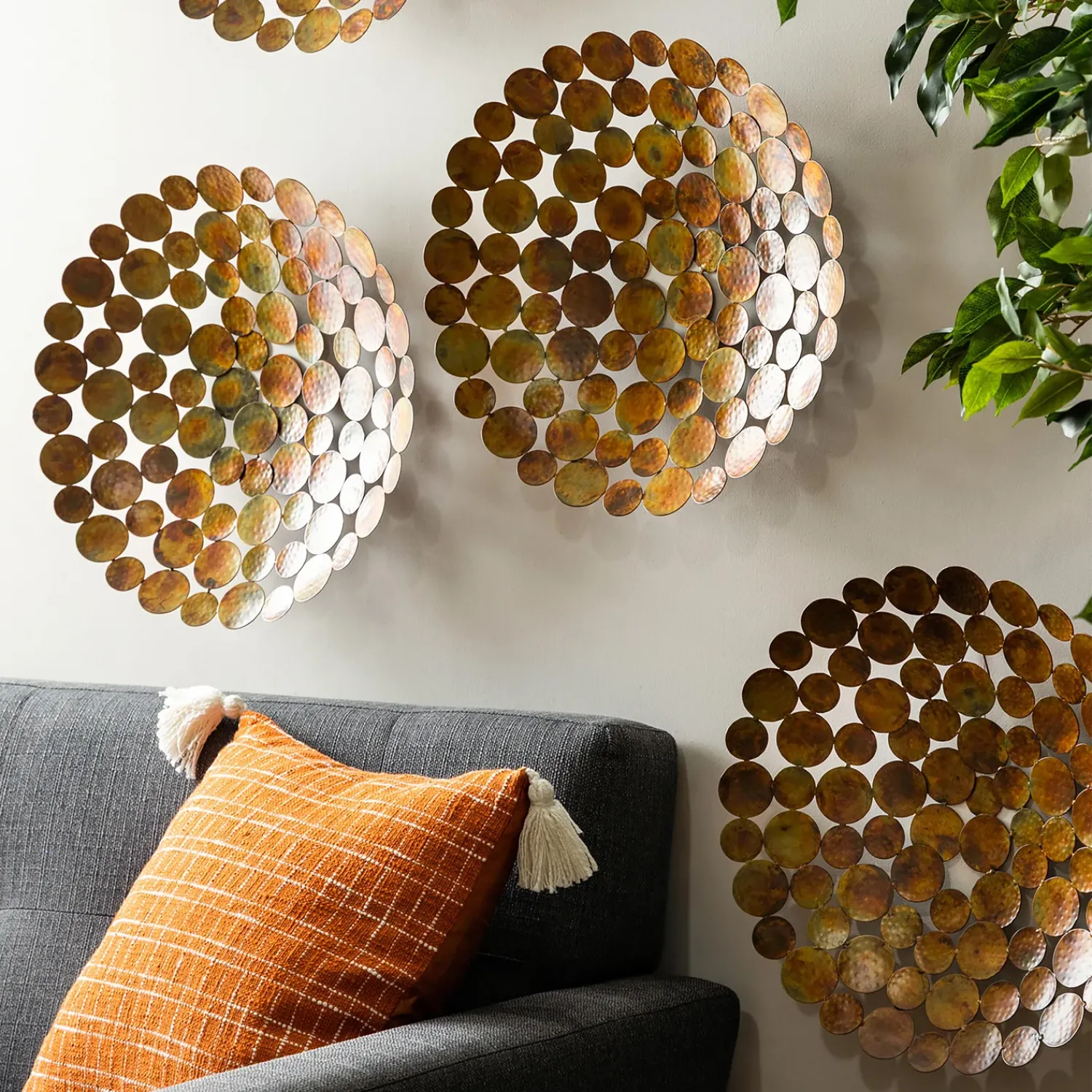 Plow & Hearth Wall Art>Copper-Finished Metal Wall Décor