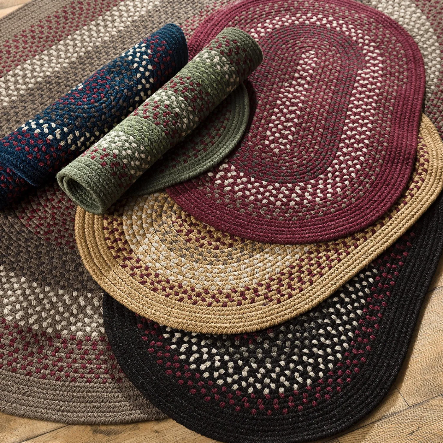 Plow & Hearth Area Rugs>Country Classic Braided Polypropylene Rug, 3' x 5'