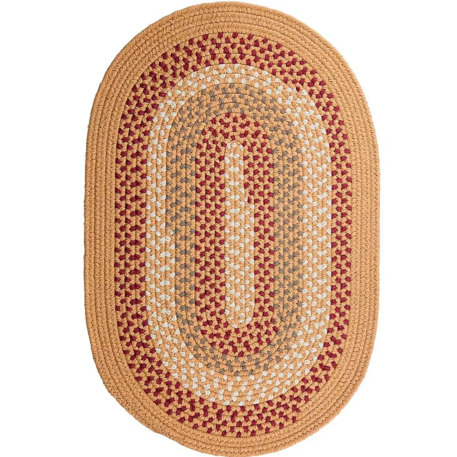 Plow & Hearth Area Rugs>Country Classic Braided Polypropylene Rug, 3' x 5'