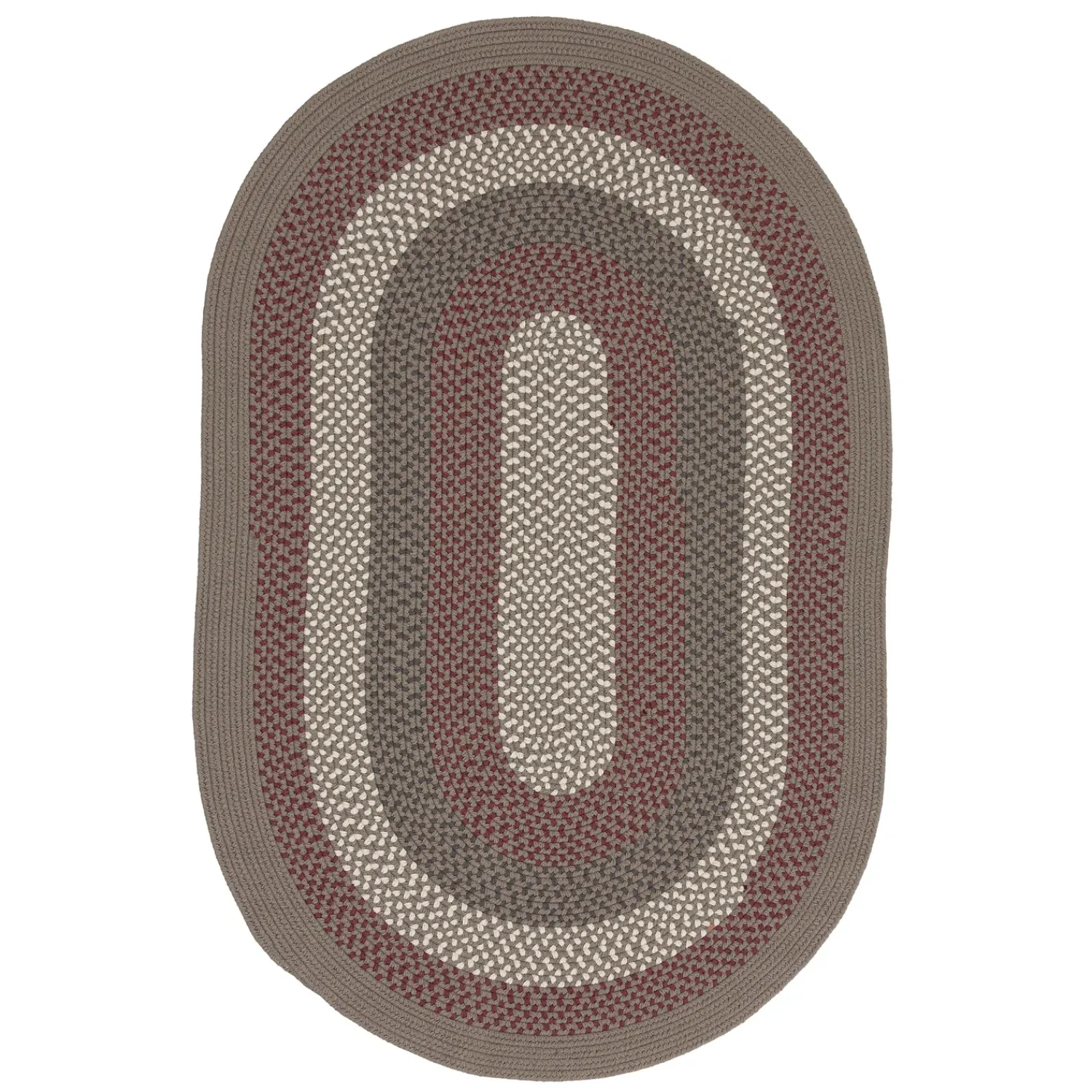 Plow & Hearth Area Rugs>Country Classic Braided Polypropylene Rug, 3' x 5'