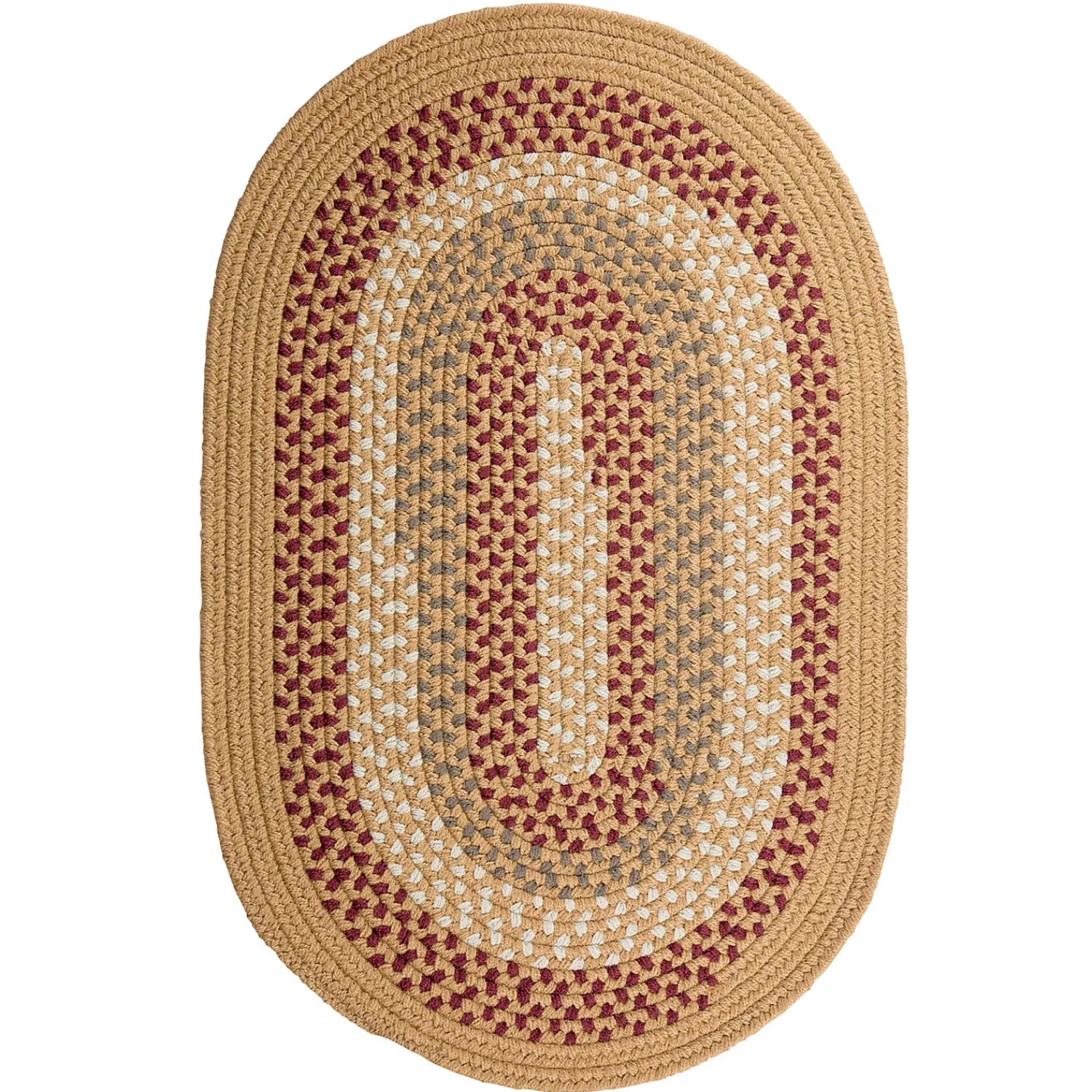 Plow & Hearth Area Rugs>Country Classic Braided Polypropylene Rug, 5' x 8'