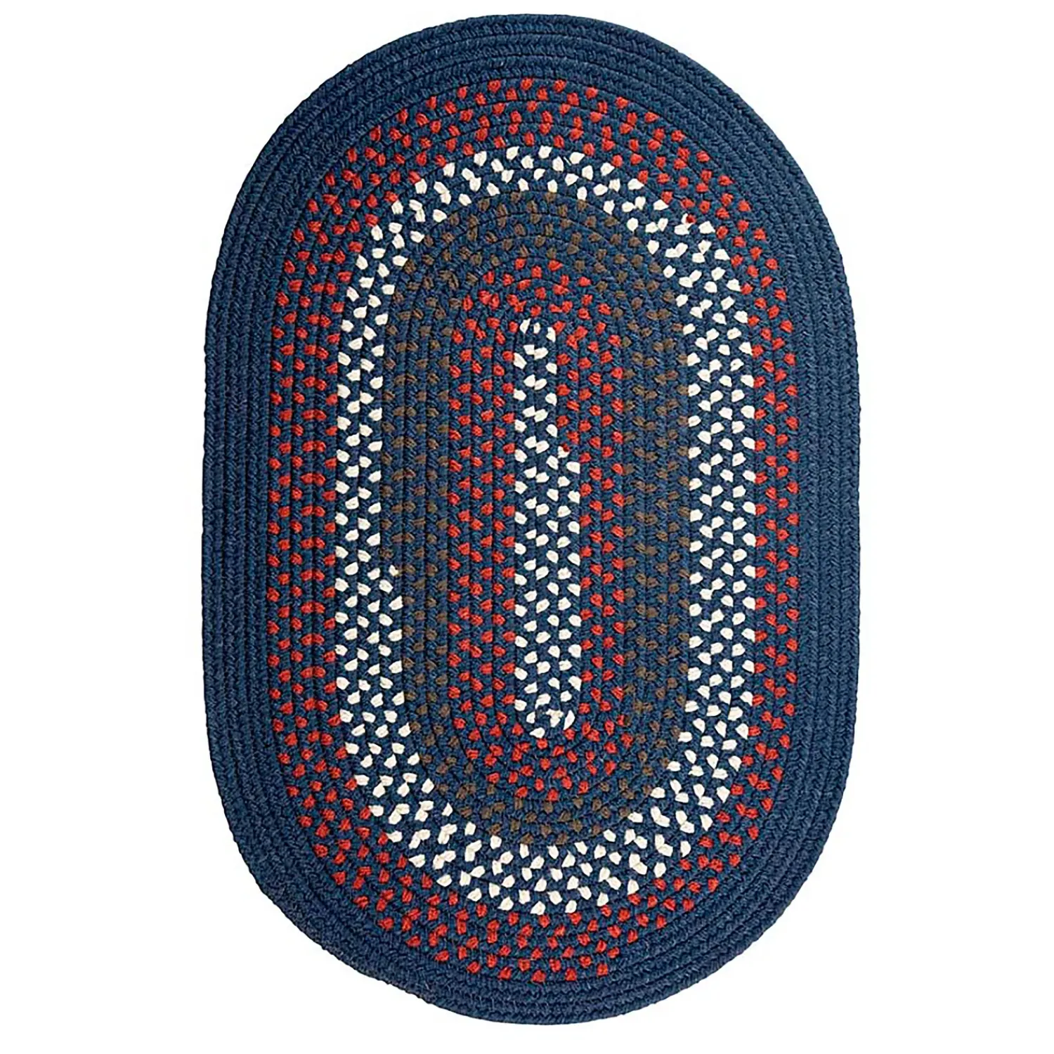 Plow & Hearth Area Rugs>Country Classic Braided Polypropylene Rug, 5' x 8'
