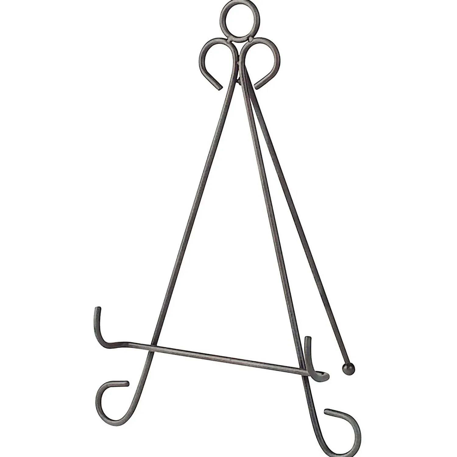 Plow & Hearth Bookshelves & Wall Shelves|Decorative Accents>Curved Metal Display Stand