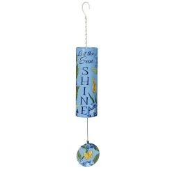 Plow & Hearth Wind Chimes & Mobiles>Cylinder Chime, "Let the Sun Shine", 36"
