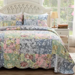 Plow & Hearth Quilts & Bedspreads>Deborah Quilted Bedding Set, Full/Queen