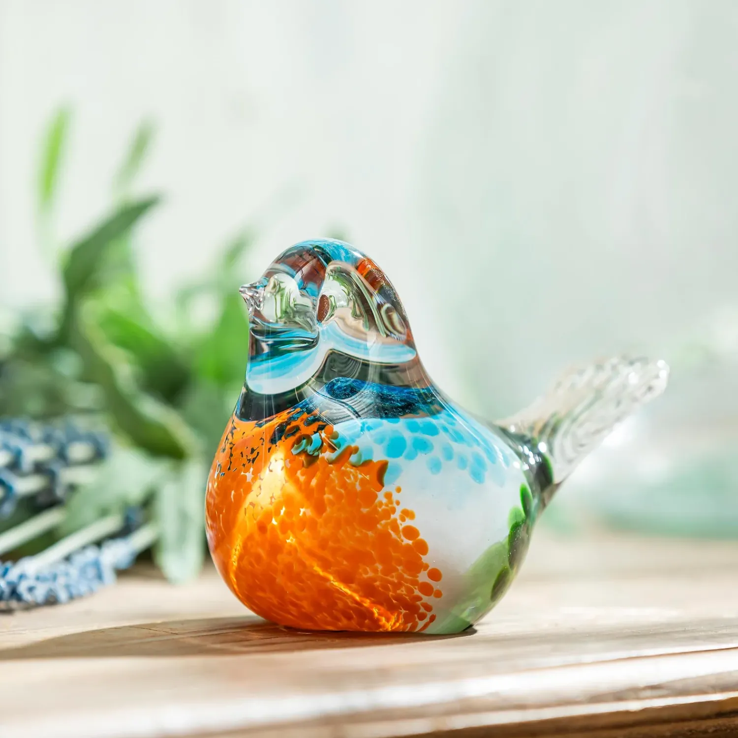 Plow & Hearth Decorative Accents>Decorative Bird Glass Table Decor