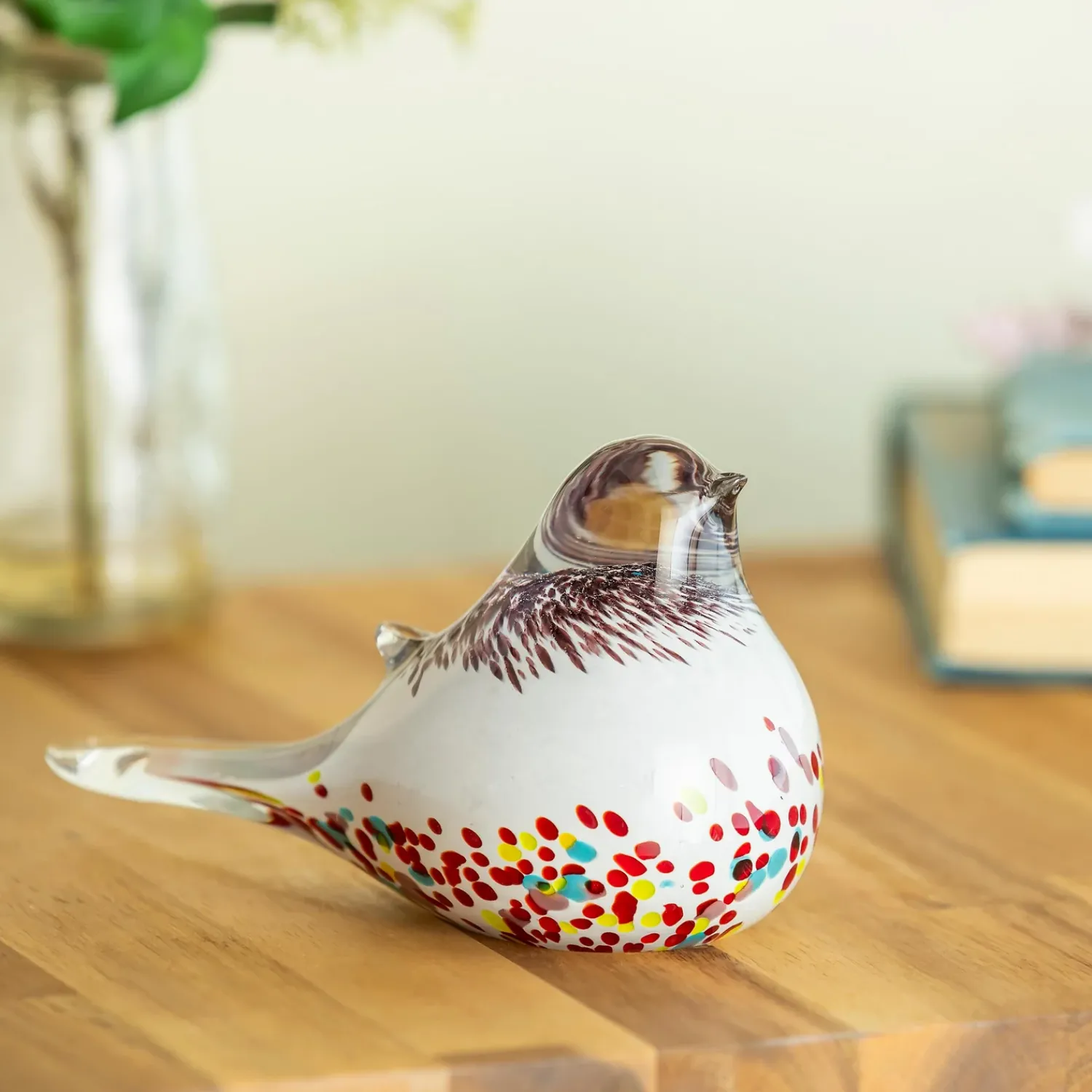 Plow & Hearth Decorative Accents>Decorative Bird Glass Table Decor