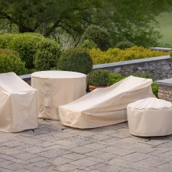 Plow & Hearth Outdoor Clean Up|Furniture Covers>Deluxe Armchair Cover Tan