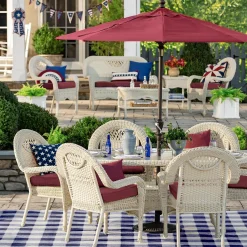 Plow & Hearth Furniture Cushions>Deluxe Polyester Love Seat/Settee Cushion for Prospect Hill Furniture