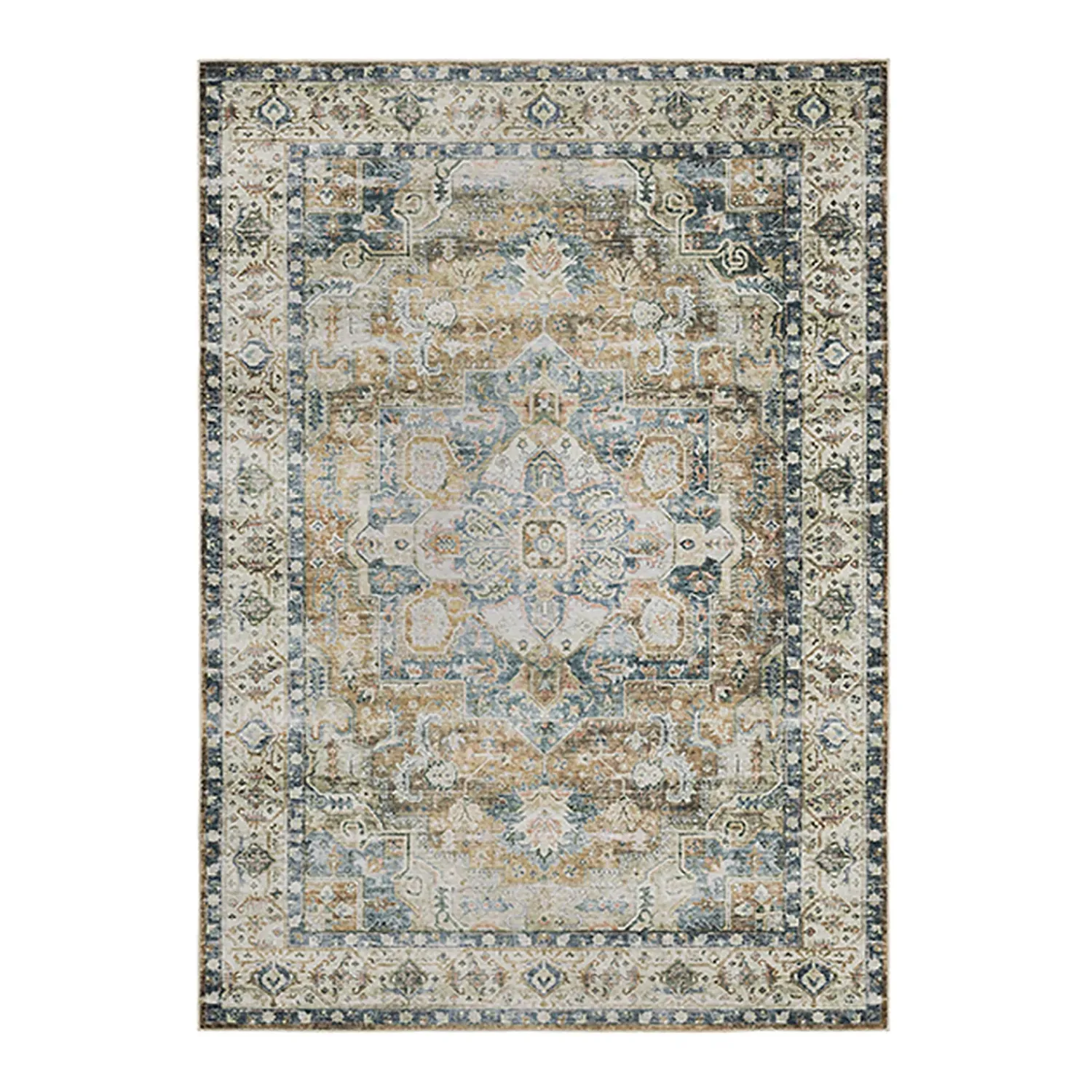 Plow & Hearth Area Rugs>Desmond Autumn Splendor Polyester Rug, 2' x 8' Runner