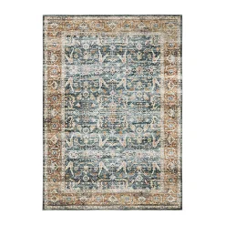 Plow & Hearth Area Rugs>Desmond Holiday Splendor Polyester Rug, 3'6" x 5'6"