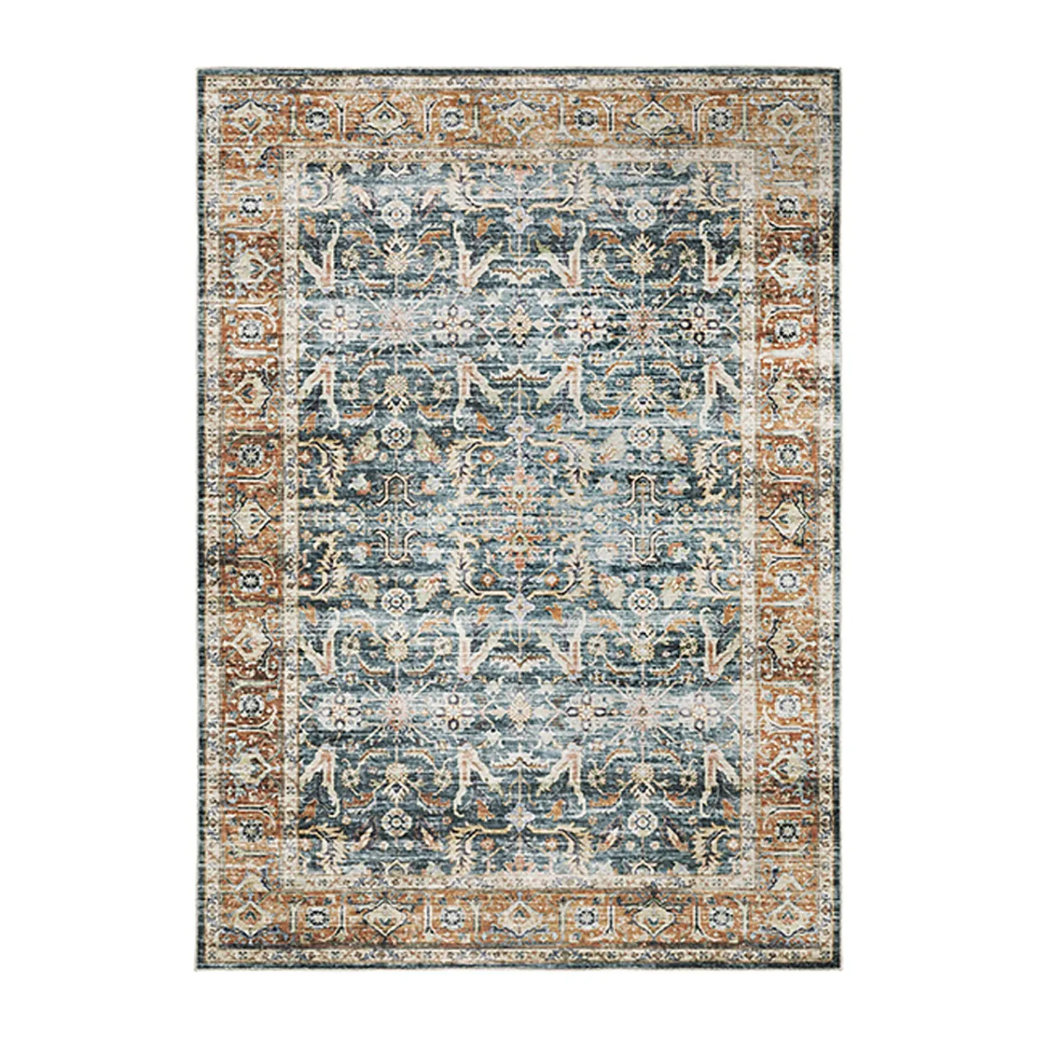 Plow & Hearth Area Rugs>Desmond Holiday Splendor Polyester Rug, 5' x 7'