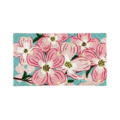 Plow & Hearth Coir Mats>Dogwood Blossoms Coir Mat