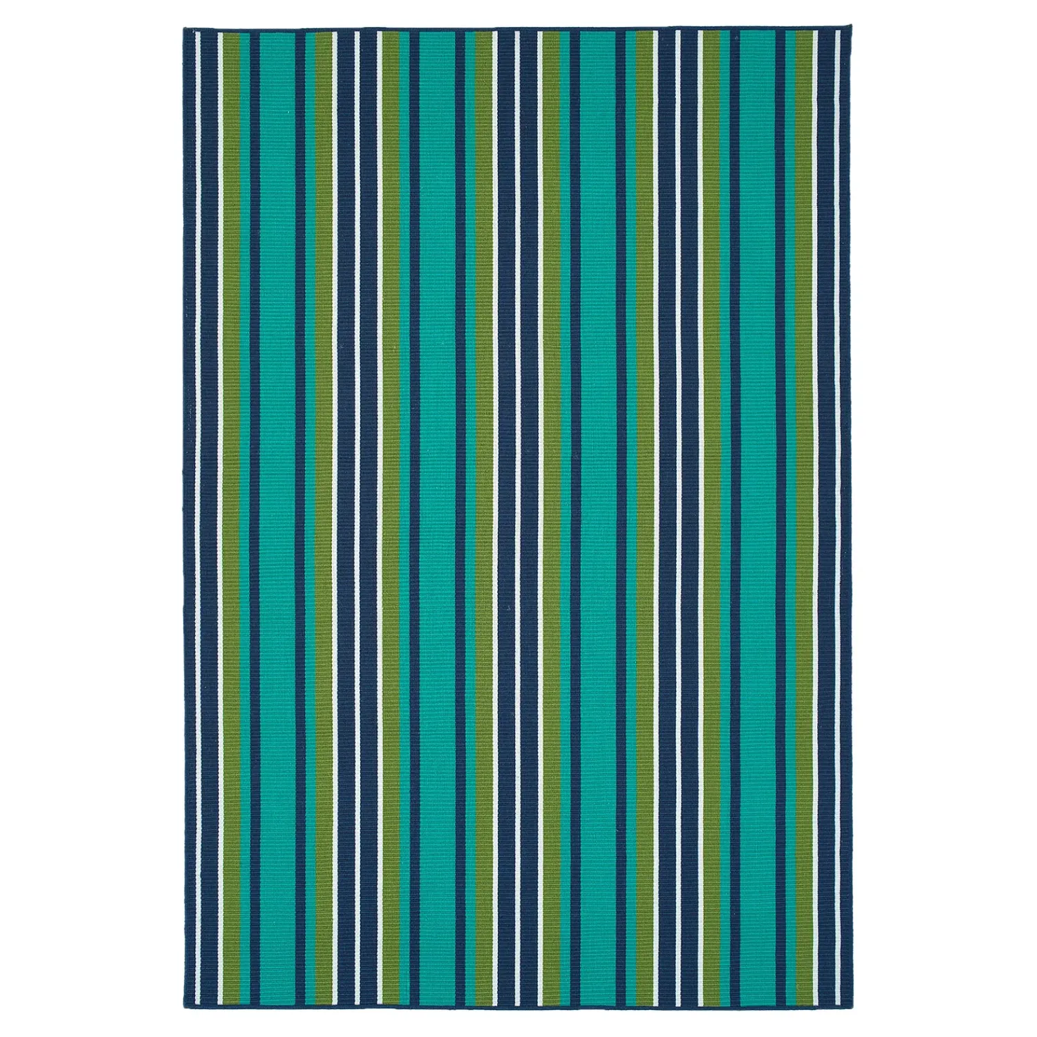 Plow & Hearth Area Rugs>Dorset Stripe Polyester Rug, 4' x 6'