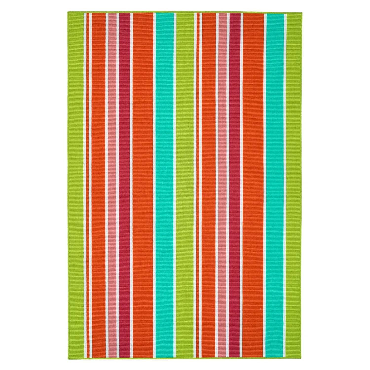 Plow & Hearth Area Rugs>Dorset Stripe Polyester Rug, 4' x 6'