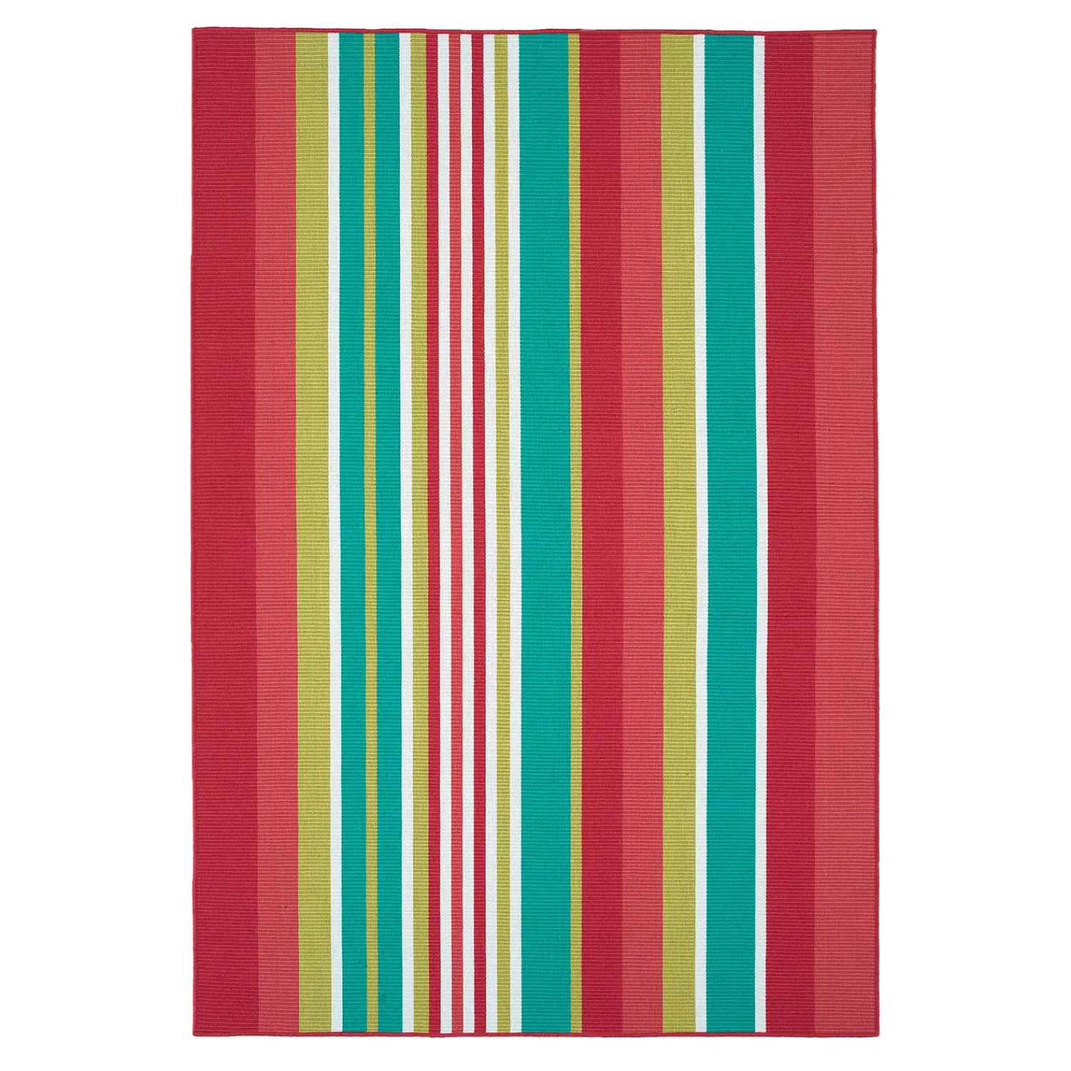 Plow & Hearth Area Rugs>Dorset Stripe Polyester Rug, 4' x 6'