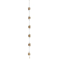 Plow & Hearth Wind Chimes & Mobiles>Dragonfly Glass Beads Rain Chain, 96" H