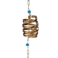 Plow & Hearth Wind Chimes & Mobiles>Dragonfly Glass Beads Rain Chain, 96" H