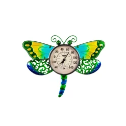 Plow & Hearth Outdoor Wall Art>Dragonfly Outdoor Wall Thermometer