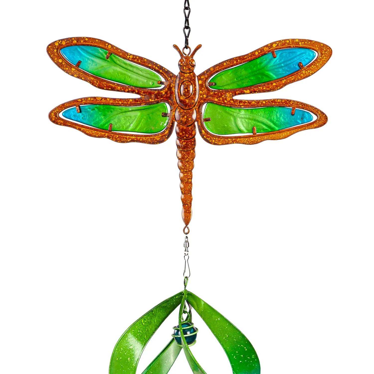 Plow & Hearth Wind Chimes & Mobiles>Dragonfly Spinning Hanging Décor