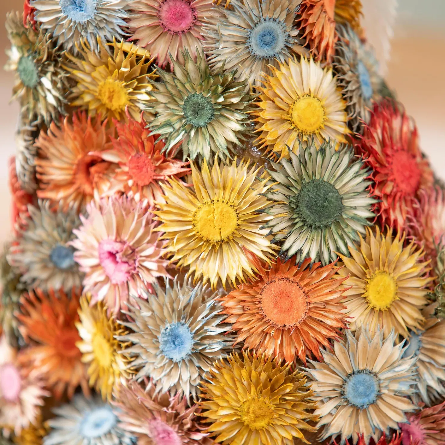 Plow & Hearth Decorative Accents>Easter Bunny Dried Floral Decor, 12"H
