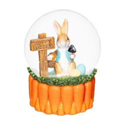 Plow & Hearth Decorative Accents>Easter Bunny Resin Water Globe, 5"
