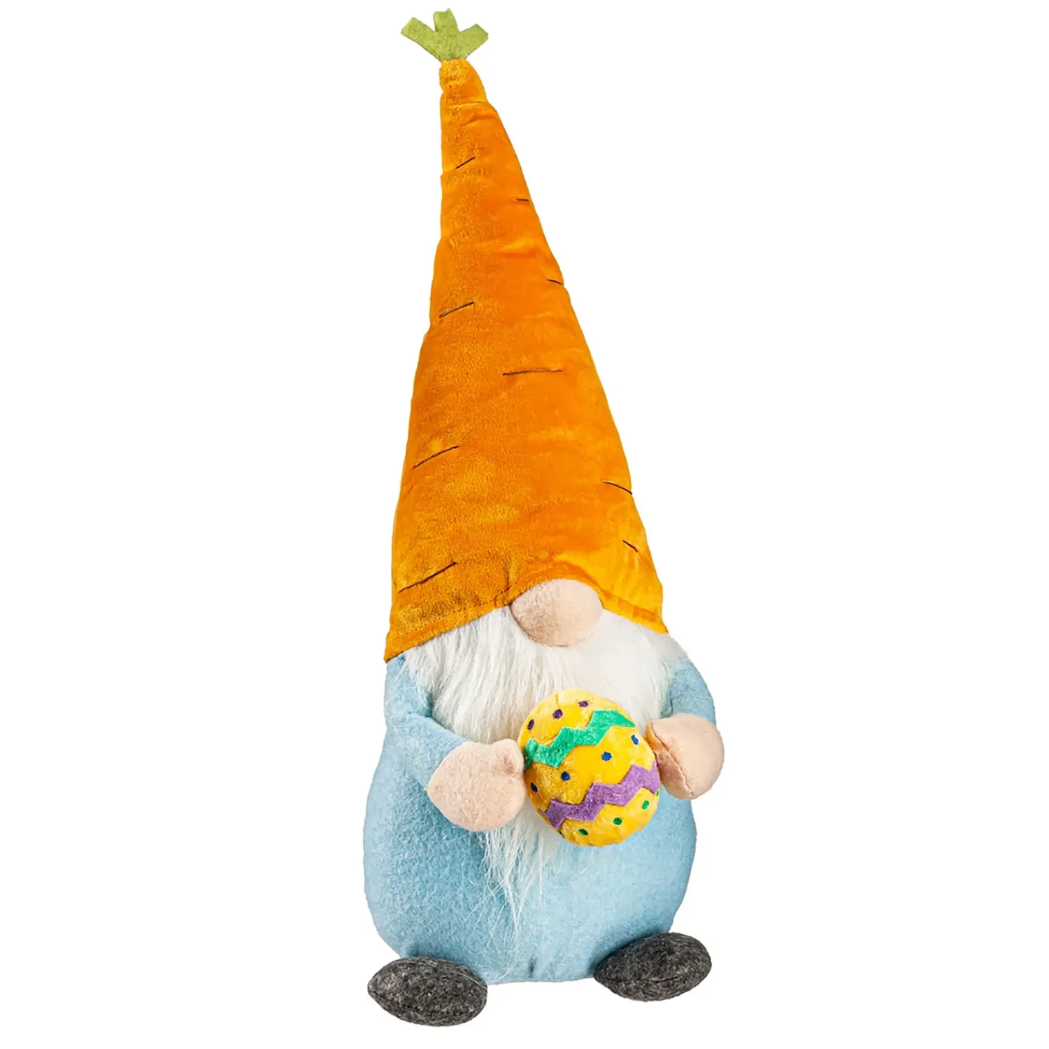 Plow & Hearth Decorative Accents>Easter Gnome with Carrot Hat Table Décor