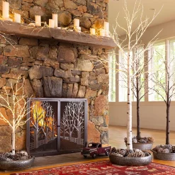 Plow & Hearth Faux Flowers & Plants|Lighted Trees & Garlands><noscript><img width=