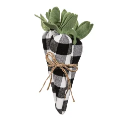 Plow & Hearth Decorative Accents>Fabric Buffalo Check Carrot Bundle
