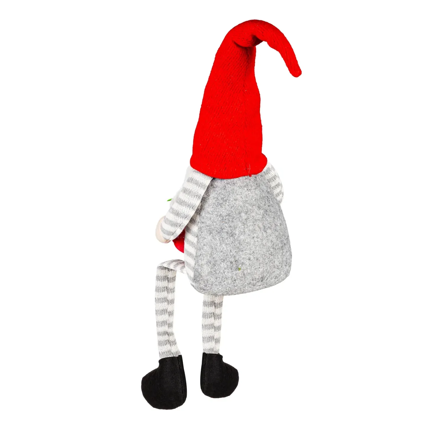 Plow & Hearth Decorative Accents>Fabric Teacher Gnome with Apple and Dangling Legs Table Décor