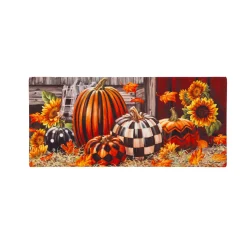 Plow & Hearth Interchangeable Mats>Fall Harvest Pumpkins Sassafras Switch Mat