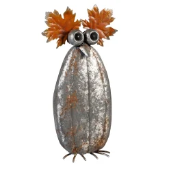 Plow & Hearth Garden Statues>Fall Owl Metal Statue, 17"H