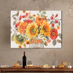 Plow & Hearth Outdoor Wall Art|Wall Art>Family Blessings Indoor/Outdoor Canvas Wall Art