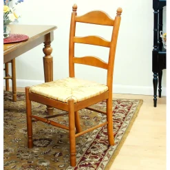 Plow & Hearth Chairs & Rockers|Rockers & Gliders>Farmhouse Hardwood Ladder Back Chair